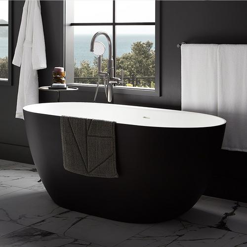 59" Catino Solid Surface Freestanding Tub