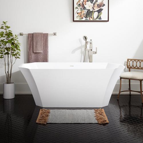 67" Rossetti Solid Surface Freestanding Tub