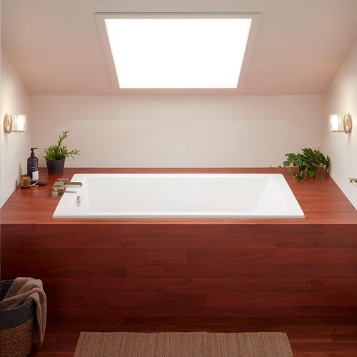 60" x 32" Sitka Acrylic Drop-In Soaking Tub