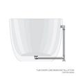 72" Paige Copper Double-Slipper Tub - Nickel Interior - Overflow, , large image number 4