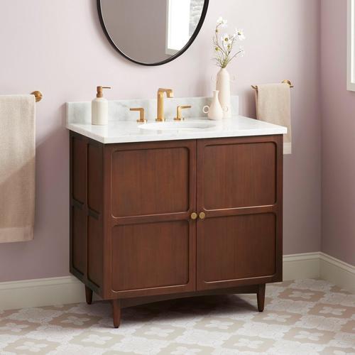 36" Delavan Vanity with Undermount Sink - Cold Brew