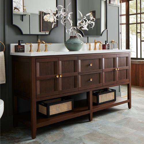 72" Nikolai Double Console Vanity for Undermount Sinks