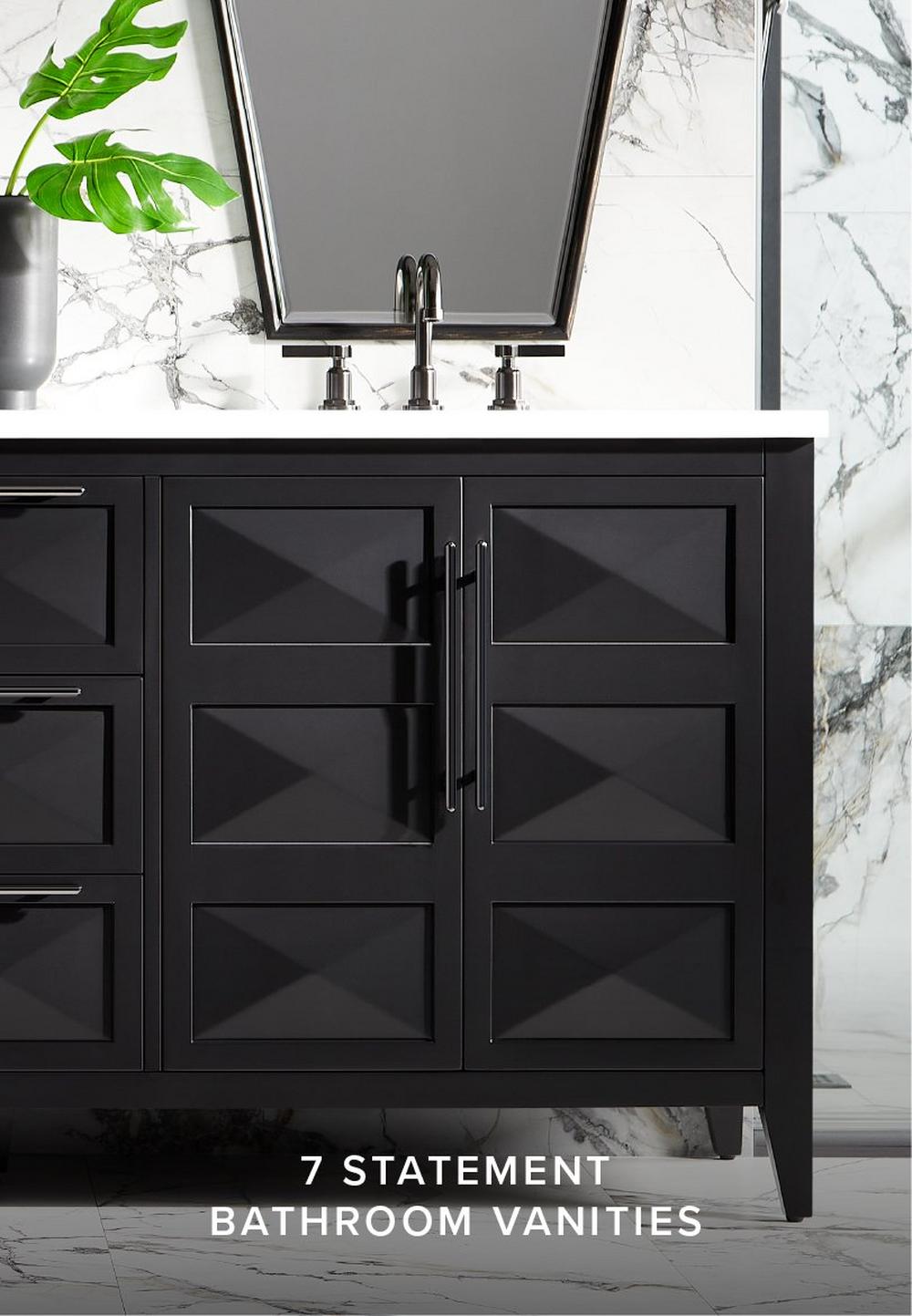 7 Statement Bathroom Vanities