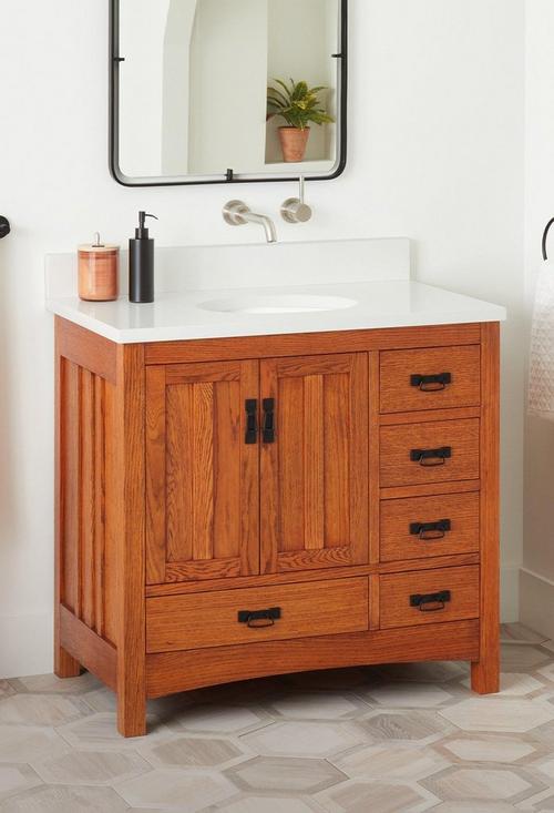 36" Maybeck Vanity in Tinted Oak