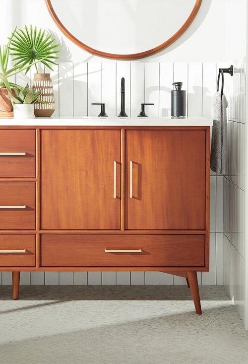 72" Novak Vanity in Teak