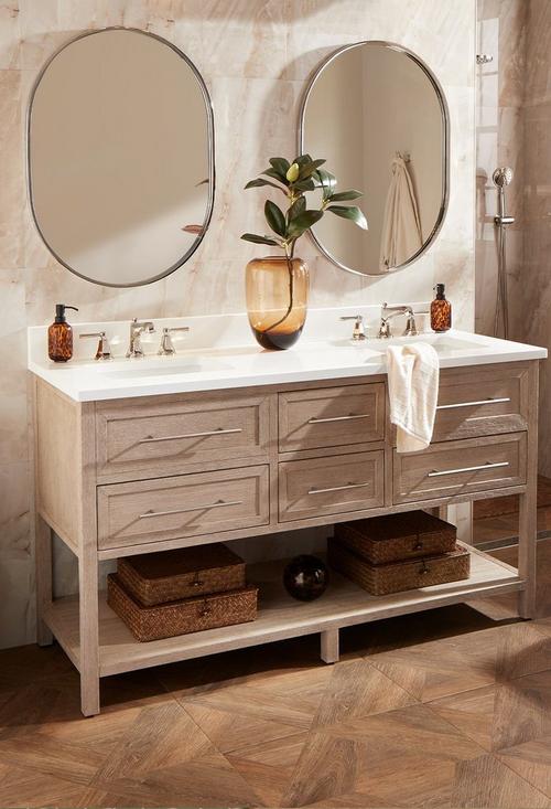 72" Robertson Vanity in Brushed White