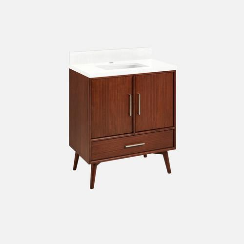 30 inch Novak Vanity in True Walnut