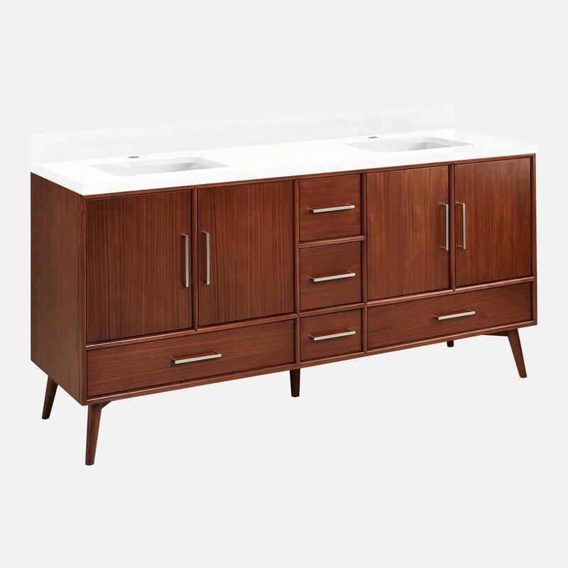 72 inch Novak Vanity in True Walnut
