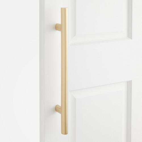 Kobe Solid Brass Door Pull in Satin Brass