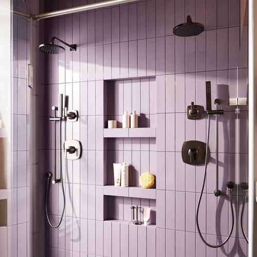 Sefina Pressure Balance Shower System in Gunmetal