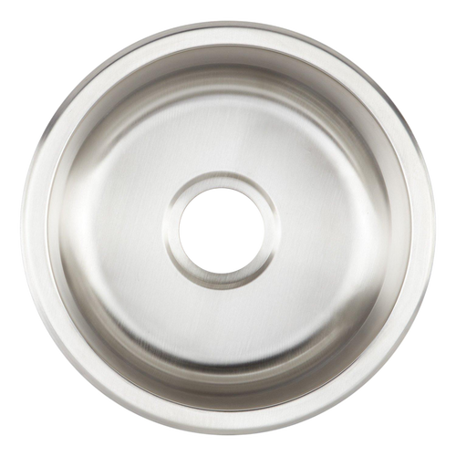 17" Calverton Round Stainless Steel Prep Round Sink