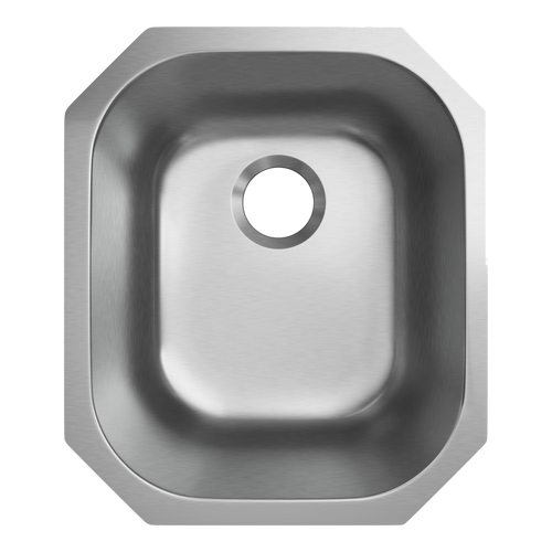 Irregular/Specialty shaped stainless steel bar sink