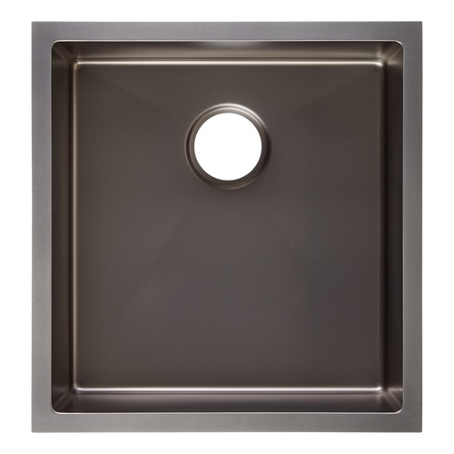 Gunmetal Black 19" Atlas Stainless Steel Undermount Prep Sink