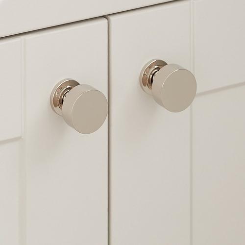 Colmar Brass Cabinet Knob in Polished Nickel