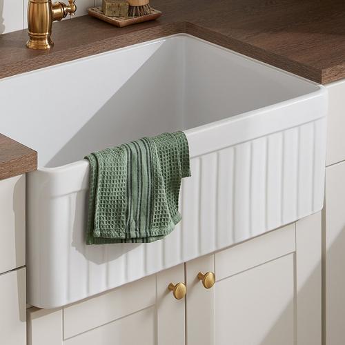 30" Curington Fireclay Farmhouse Sink