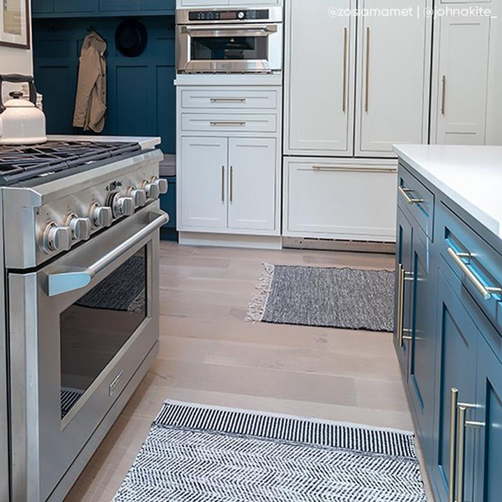 Kitchen designed by Zosia Mamet and Evan Jonigkeit